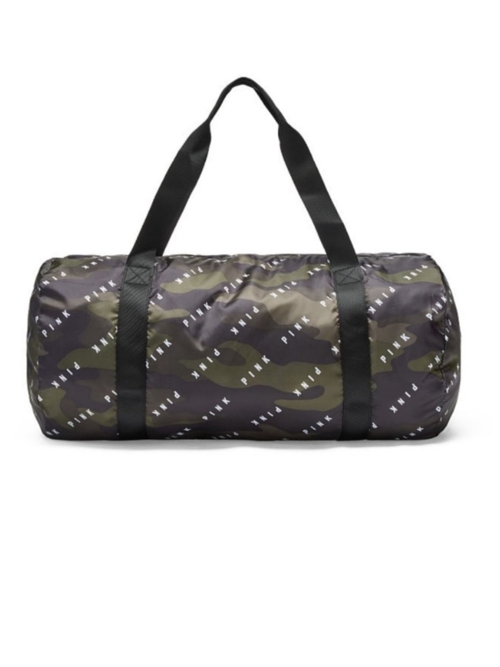 Pink Victoria’s Secret Packable Ultralight Duffel in Camo Print